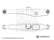 Lenker, Radaufhängung Hinterachse links Hinterachse rechts hinten unten BLUE PRINT ADBP860244