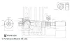 Axialgelenk, Spurstange Vorderachse links Vorderachse rechts BLUE PRINT ADBP870088