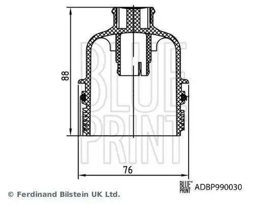 Deckel, Ölfiltergehäuse BLUE PRINT ADBP990030 Bild Deckel, Ölfiltergehäuse BLUE PRINT ADBP990030