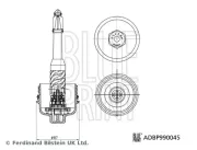 Deckel, Ölfiltergehäuse BLUE PRINT ADBP990045