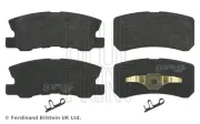 Bremsbelagsatz, Scheibenbremse Hinterachse BLUE PRINT ADC44259