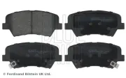 Bremsbelagsatz, Scheibenbremse Vorderachse BLUE PRINT ADG042137
