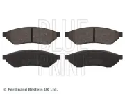 Bremsbelagsatz, Scheibenbremse Hinterachse BLUE PRINT ADG042144