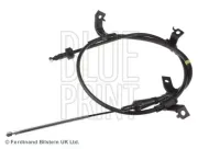 Seilzug, Feststellbremse hinten rechts BLUE PRINT ADG046221