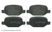 Bremsbelagsatz, Scheibenbremse Hinterachse BLUE PRINT ADL144205
