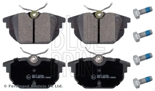 Bremsbelagsatz, Scheibenbremse Hinterachse BLUE PRINT ADL144231