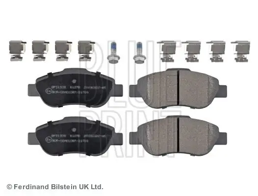 Bremsbelagsatz, Scheibenbremse Vorderachse BLUE PRINT ADL144240 Bild Bremsbelagsatz, Scheibenbremse Vorderachse BLUE PRINT ADL144240