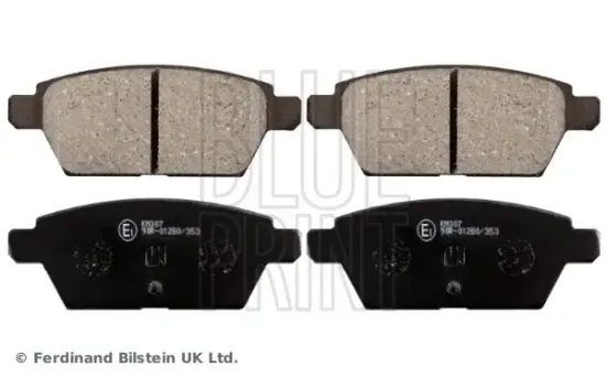 Bremsbelagsatz, Scheibenbremse Hinterachse BLUE PRINT ADM54288 Bild Bremsbelagsatz, Scheibenbremse Hinterachse BLUE PRINT ADM54288