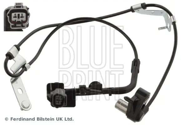 Sensor, Raddrehzahl Vorderachse links BLUE PRINT ADM57123