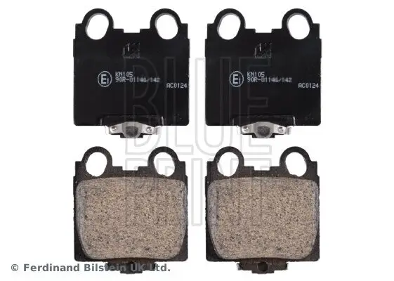 Bremsbelagsatz, Scheibenbremse Hinterachse BLUE PRINT ADT342108