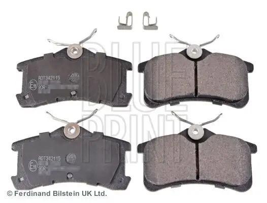 Bremsbelagsatz, Scheibenbremse Hinterachse BLUE PRINT ADT342115