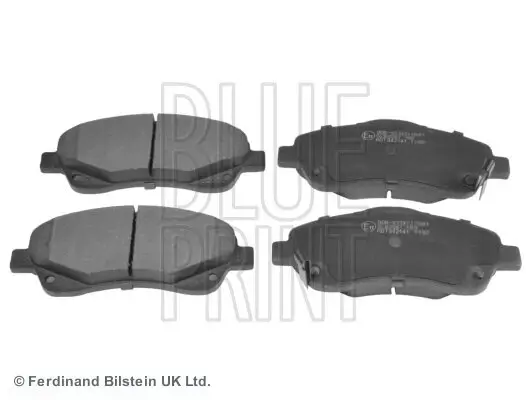 Bremsbelagsatz, Scheibenbremse Vorderachse BLUE PRINT ADT342141