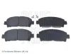 Bremsbelagsatz, Scheibenbremse Vorderachse BLUE PRINT ADT342149