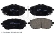 Bremsbelagsatz, Scheibenbremse Vorderachse BLUE PRINT ADT342198