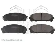 Bremsbelagsatz, Scheibenbremse Vorderachse BLUE PRINT ADT342212