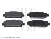 Bremsbelagsatz, Scheibenbremse Hinterachse BLUE PRINT ADT34253