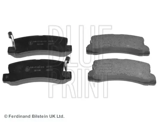 Bremsbelagsatz, Scheibenbremse Hinterachse BLUE PRINT ADT34284 Bild Bremsbelagsatz, Scheibenbremse Hinterachse BLUE PRINT ADT34284