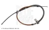 Seilzug, Feststellbremse hinten rechts BLUE PRINT ADT346223