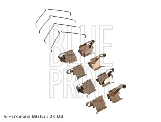 Zubehörsatz, Scheibenbremsbelag BLUE PRINT ADT348612