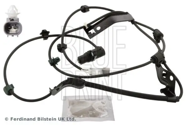 Sensor, Raddrehzahl Vorderachse links BLUE PRINT ADT37172
