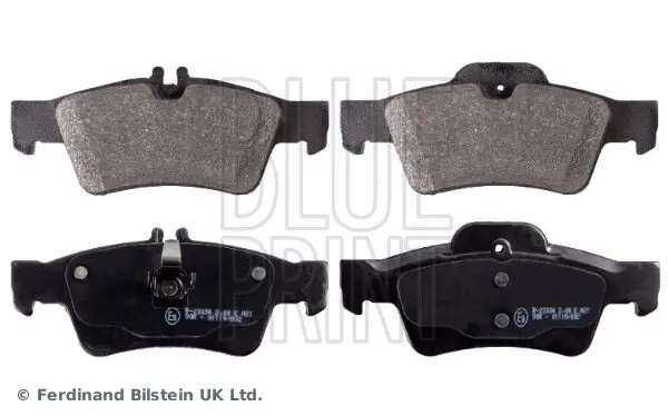 Bremsbelagsatz, Scheibenbremse Hinterachse BLUE PRINT ADU174203
