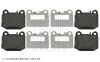 Bremsbelagsatz, Scheibenbremse Hinterachse BLUE PRINT ADU174221