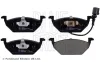 Bremsbelagsatz, Scheibenbremse Vorderachse BLUE PRINT ADV184201