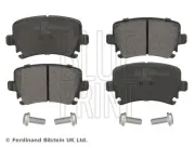 Bremsbelagsatz, Scheibenbremse Hinterachse BLUE PRINT ADV184205