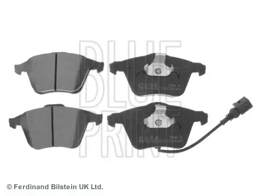 Bremsbelagsatz, Scheibenbremse Vorderachse BLUE PRINT ADV184216