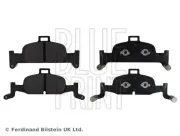 Bremsbelagsatz, Scheibenbremse Vorderachse BLUE PRINT ADV184221