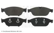 Bremsbelagsatz, Scheibenbremse Vorderachse BLUE PRINT ADV184225