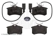Bremsbelagsatz, Scheibenbremse Hinterachse BLUE PRINT ADV184229