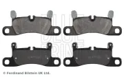 Bremsbelagsatz, Scheibenbremse Hinterachse BLUE PRINT ADV184235