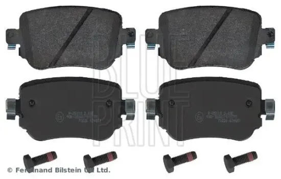 Bremsbelagsatz, Scheibenbremse Hinterachse BLUE PRINT ADV184250 Bild Bremsbelagsatz, Scheibenbremse Hinterachse BLUE PRINT ADV184250