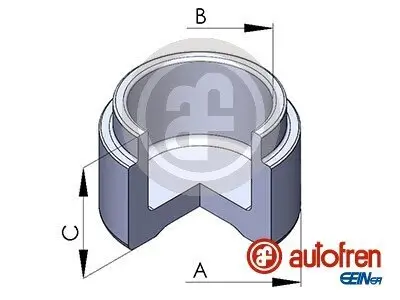 Kolben, Bremssattel AUTOFREN SEINSA D025127