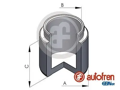 Kolben, Bremssattel AUTOFREN SEINSA D025128 Bild Kolben, Bremssattel AUTOFREN SEINSA D025128