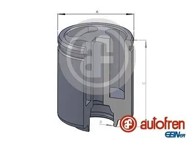 Kolben, Bremssattel AUTOFREN SEINSA D025234