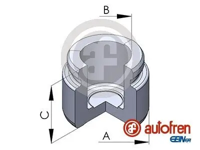 Kolben, Bremssattel Hinterachse AUTOFREN SEINSA D025237