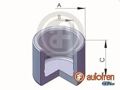 Kolben, Bremssattel AUTOFREN SEINSA D02528 Bild Kolben, Bremssattel AUTOFREN SEINSA D02528