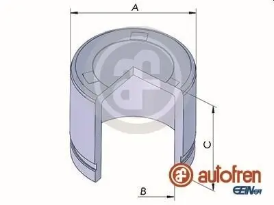 Kolben, Bremssattel AUTOFREN SEINSA D025322 Bild Kolben, Bremssattel AUTOFREN SEINSA D025322