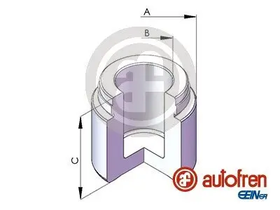 Kolben, Bremssattel AUTOFREN SEINSA D025347 Bild Kolben, Bremssattel AUTOFREN SEINSA D025347