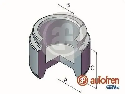 Kolben, Bremssattel Hinterachse AUTOFREN SEINSA D025391