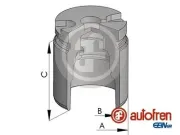 Kolben, Bremssattel Hinterachse AUTOFREN SEINSA D025441
