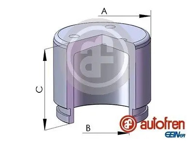 Kolben, Bremssattel Vorderachse AUTOFREN SEINSA D025510 Bild Kolben, Bremssattel Vorderachse AUTOFREN SEINSA D025510