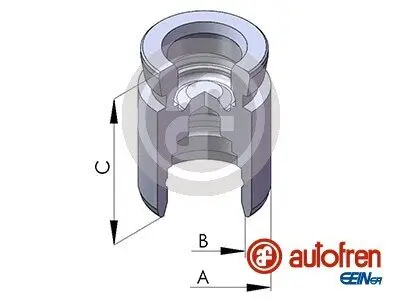 Kolben, Bremssattel Hinterachse AUTOFREN SEINSA D025652