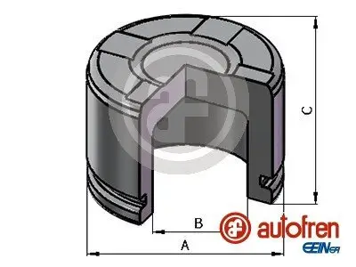 Kolben, Bremssattel Hinterachse AUTOFREN SEINSA D025662 Bild Kolben, Bremssattel Hinterachse AUTOFREN SEINSA D025662
