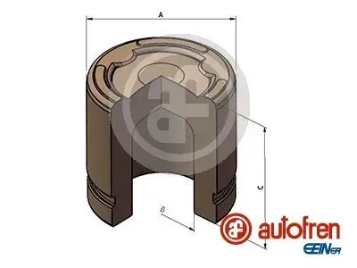 Kolben, Bremssattel AUTOFREN SEINSA D025680 Bild Kolben, Bremssattel AUTOFREN SEINSA D025680