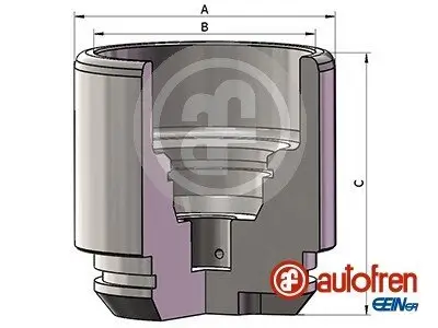Kolben, Bremssattel Hinterachse AUTOFREN SEINSA D025691