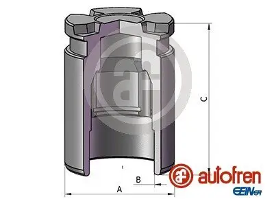 Kolben, Bremssattel Hinterachse AUTOFREN SEINSA D025698