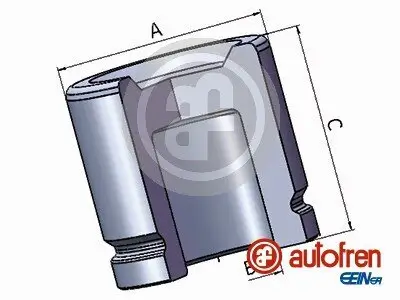 Kolben, Bremssattel AUTOFREN SEINSA D025791 Bild Kolben, Bremssattel AUTOFREN SEINSA D025791